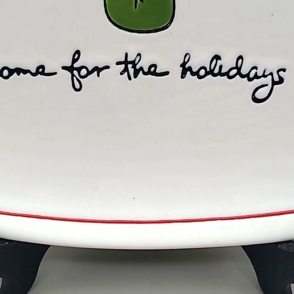 Tag Holiday Platter Home for the Holidays with Charlie Brown Tree - Picture 6 of 6